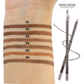 Miss Rose 2 in 1 Eyebrow & Eyeliner Pencil - Miss Rose Com Pk