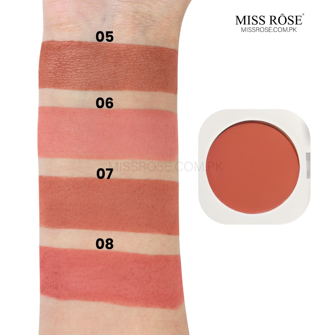 Miss Rose Throbbing Delightful Hue Blush | Miss Rose Com Pk | Official Store In Pakistan | 100% Authentic Makeup Products