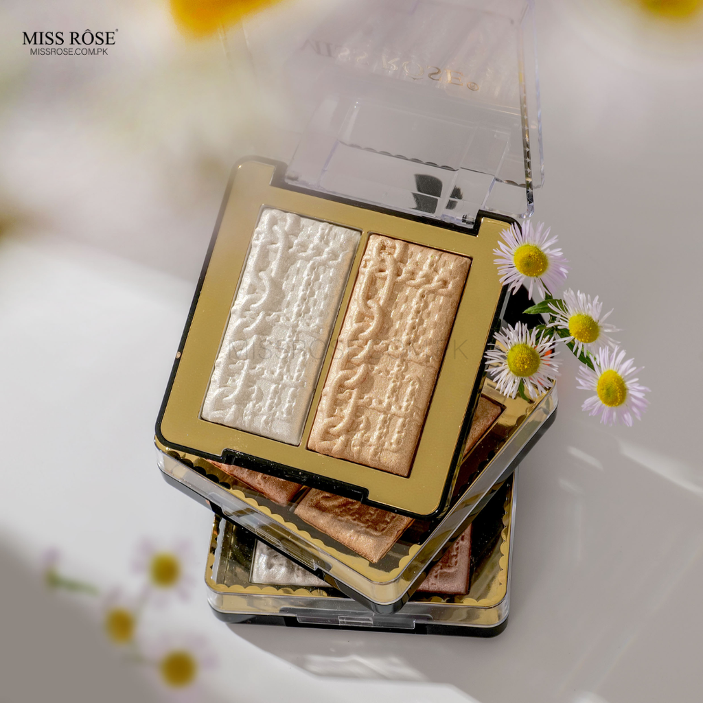 Miss Rose 2 in 1 Highlighter Palette
