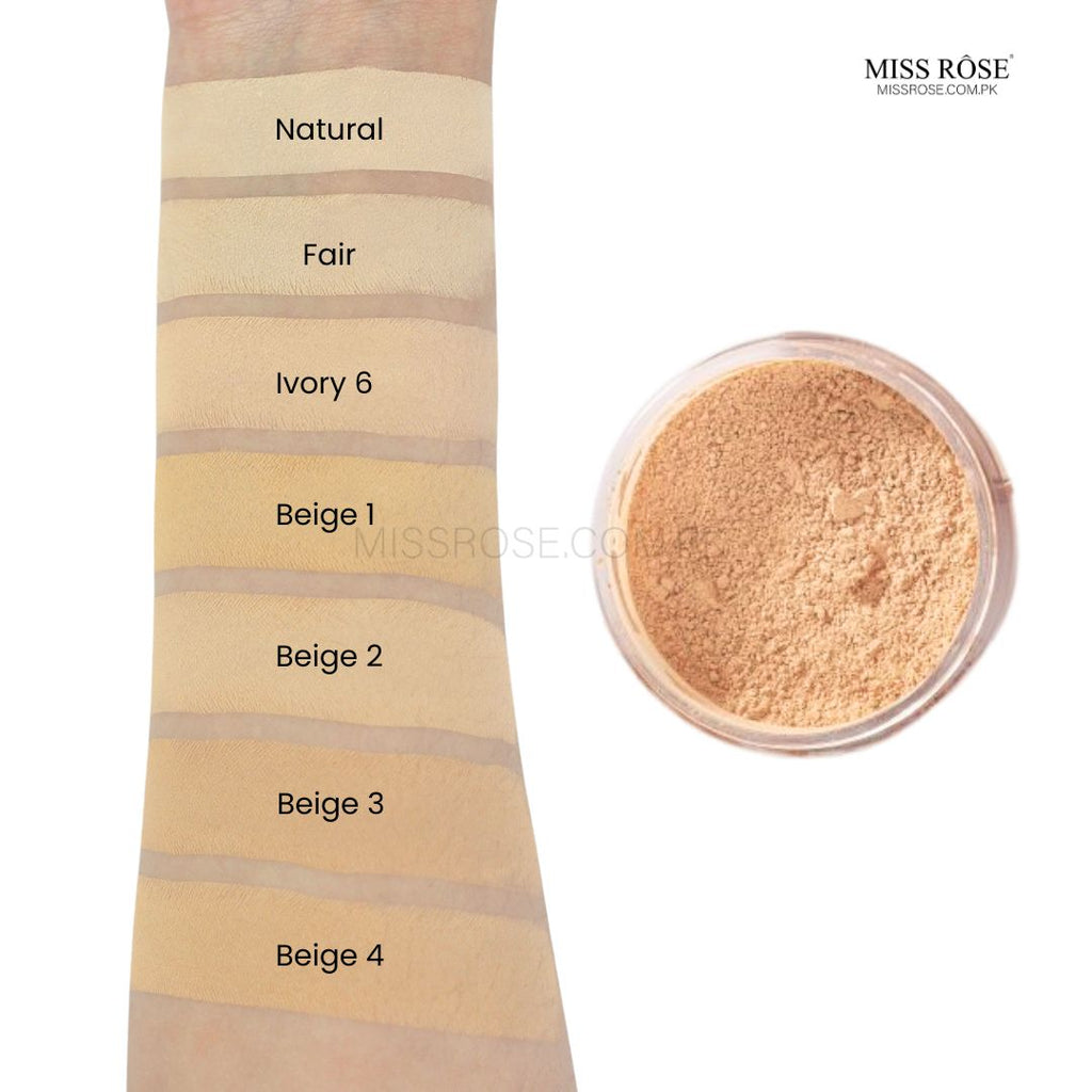 Miss Rose Luxury Rose Gold Matte Setting Powder | Miss Rose Com Pk | Official Store In Pakistan | 100% Authentic Makeup Products