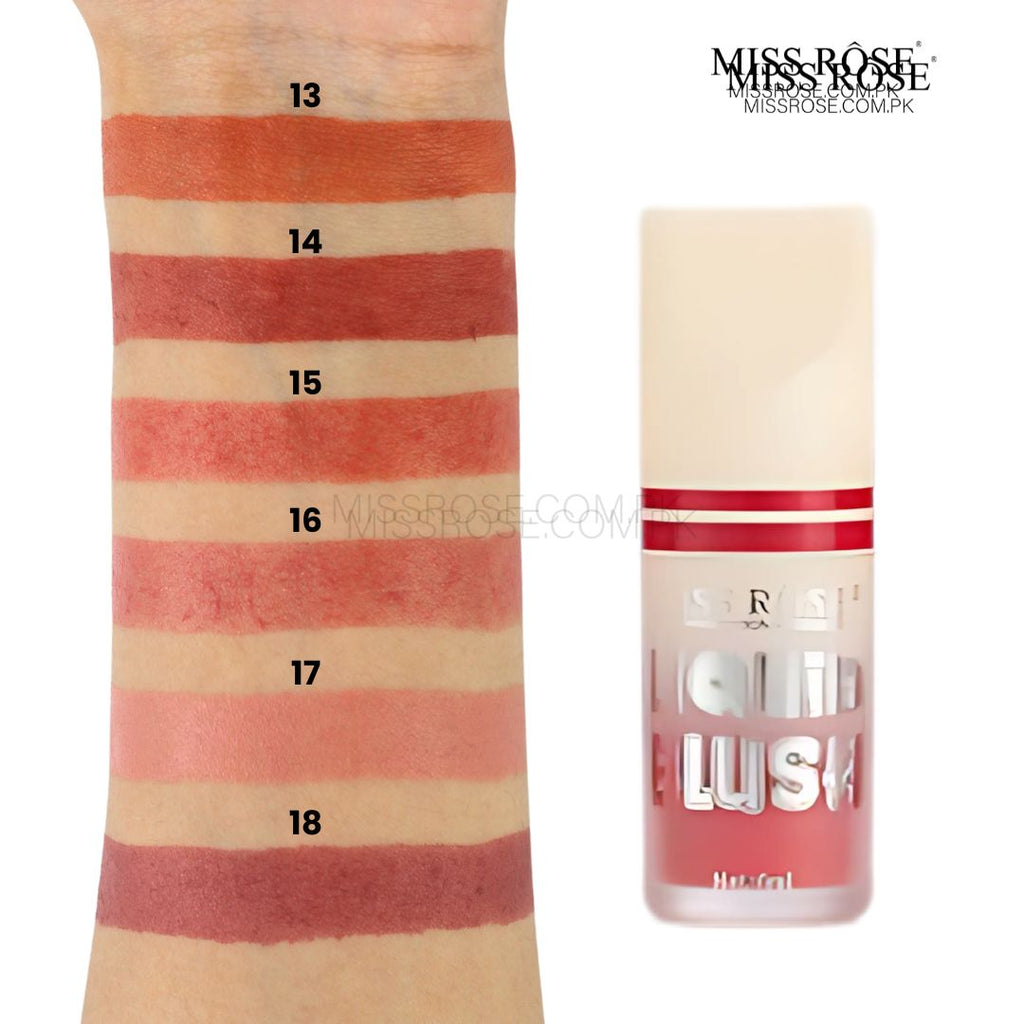 Miss Rose Liquid Matte Blusher | Miss Rose Com Pk | Official Store In Pakistan | 100% Authentic Makeup Products