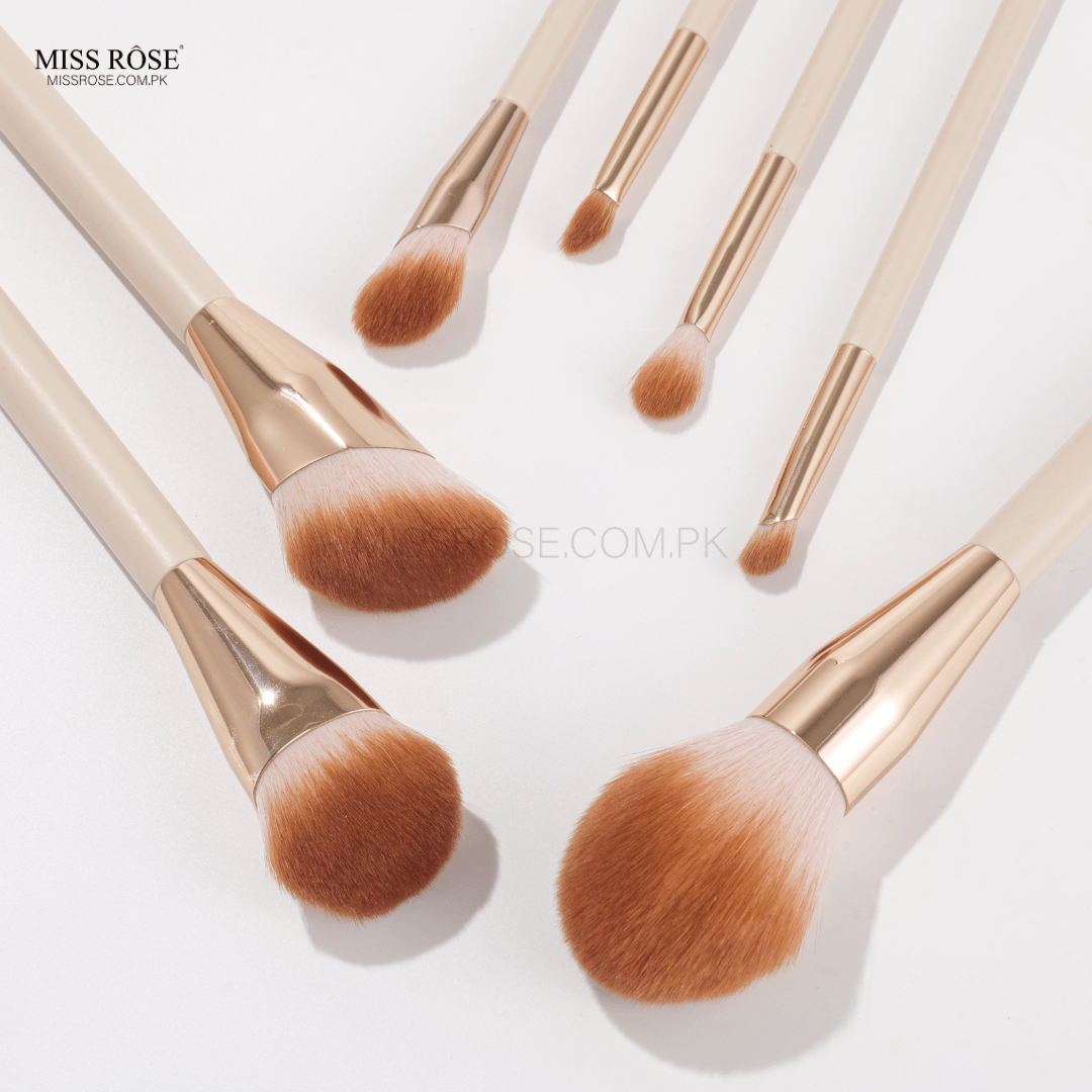 Miss Rose 7-Piece Marble Makeup Brush Collection Set