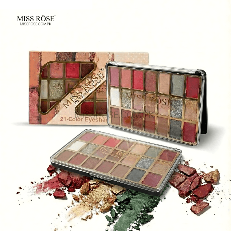 Miss Rose 21-Color Eyeshadow Palette