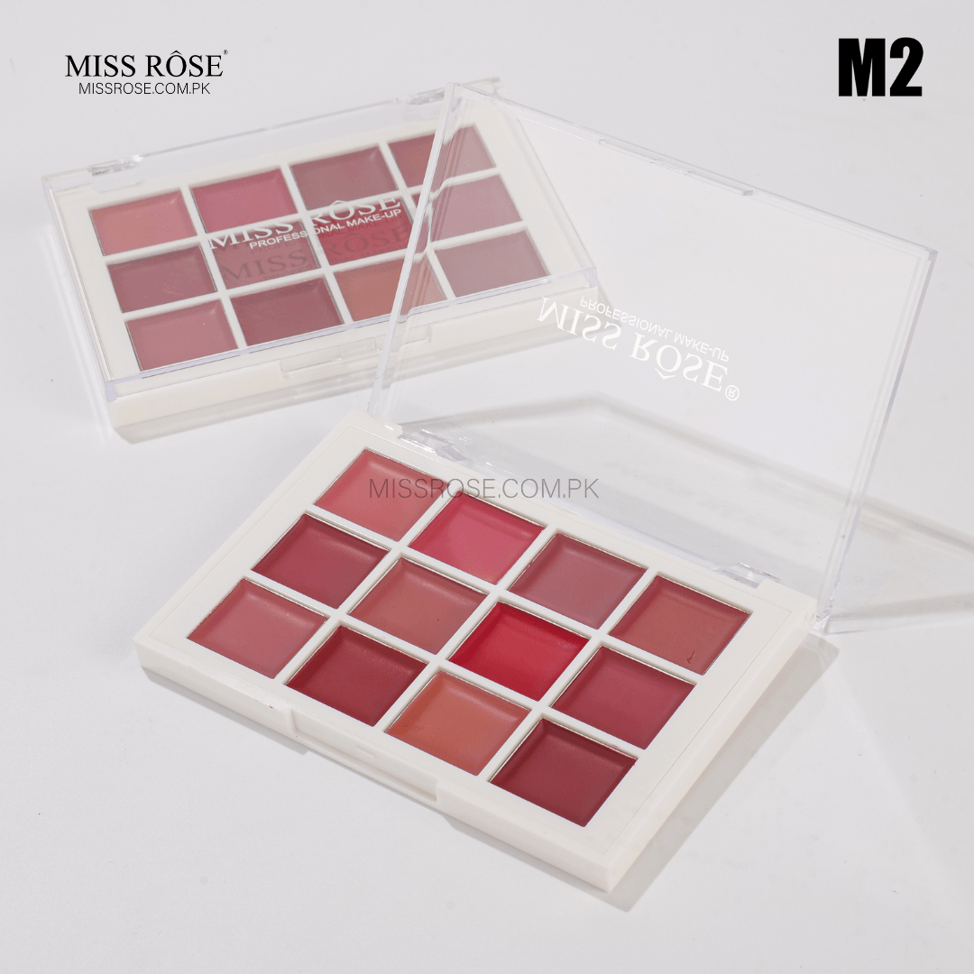 Shop Miss Rose 12 Color Lipstick Palette at Best Prices in Pakistan