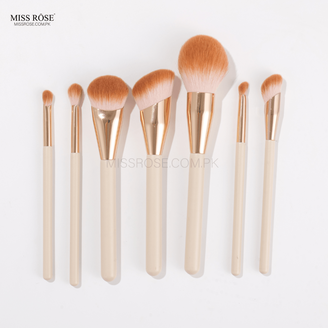 Miss Rose 7-Piece Marble Makeup Brush Collection Set