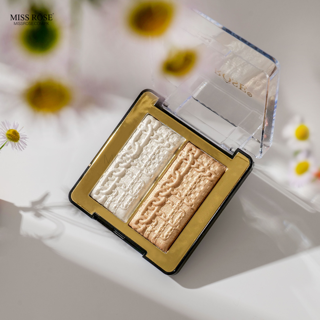 Miss Rose 2 in 1 Highlighter Palette