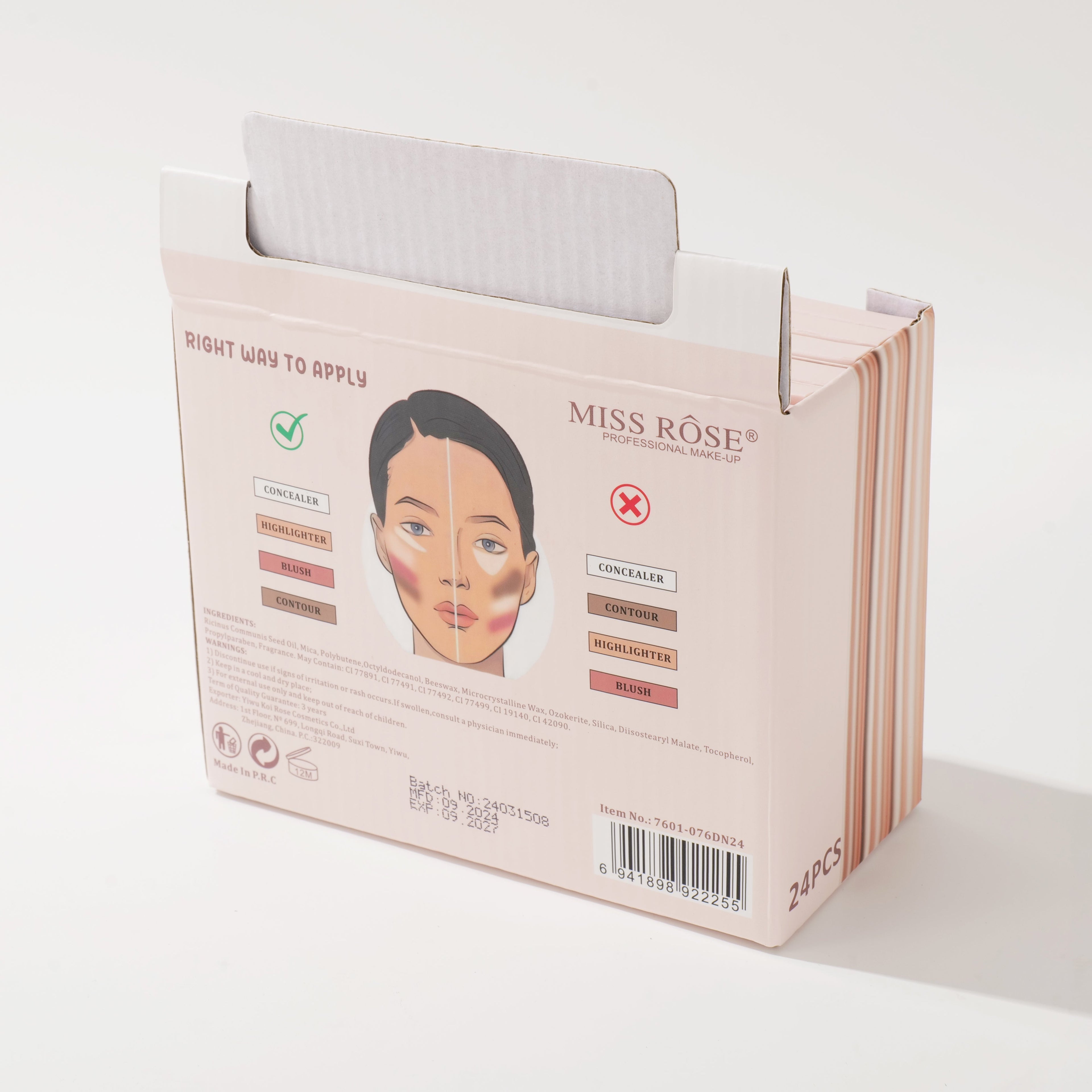 Miss Rose All-Round 5 Color Concealer Palette