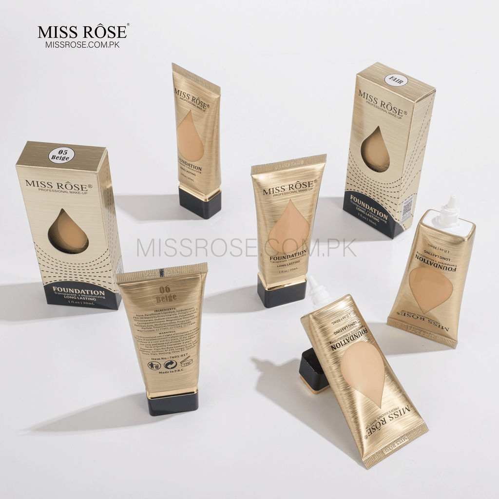 Miss Rose Transparent+ Moisturizing Long Lasting Foundation