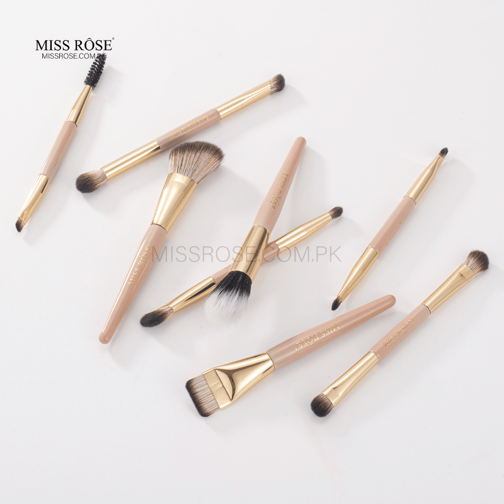 Miss Rose Professional 2-in-1 Dual-Ended Brush Set