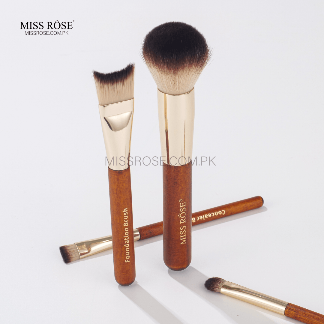 Miss Rose 5-Piece Marble Makeup Brush Collection Set
