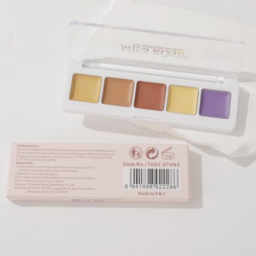 Miss Rose All-Round 5 Color Concealer Palette - Miss Rose Com Pk
