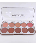 Miss Rose 10-Color Blushers Palette Makeup Product