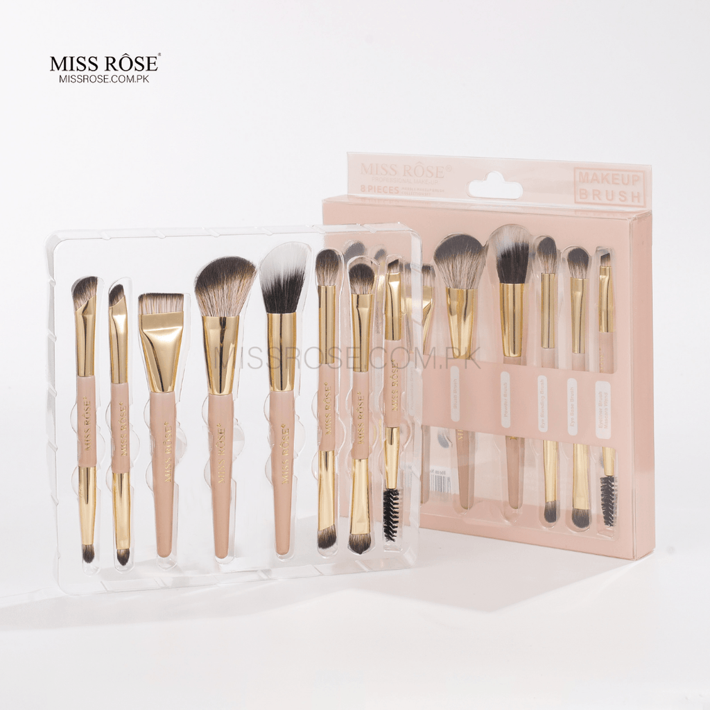 Miss Rose Professional 2-in-1 Dual-Ended Brush Set