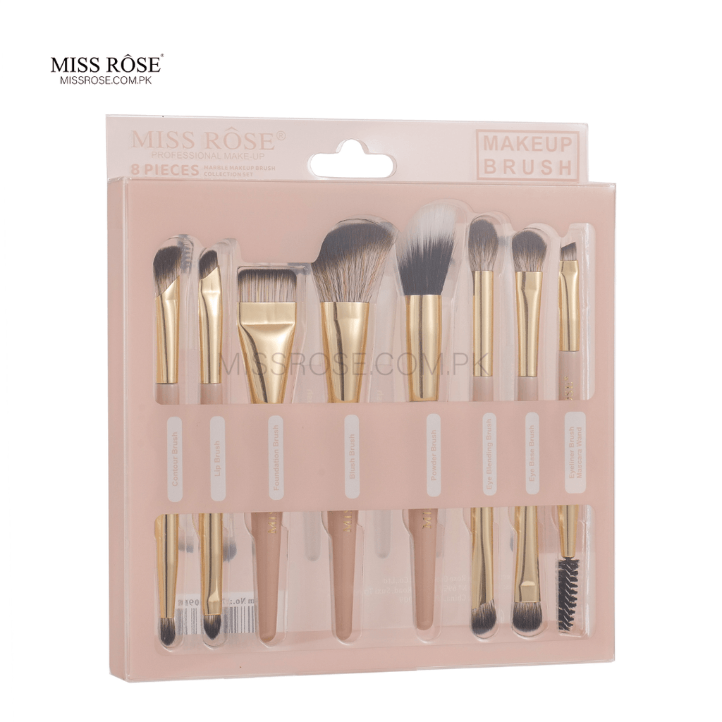 Miss Rose Professional 2-in-1 Dual-Ended Brush Set