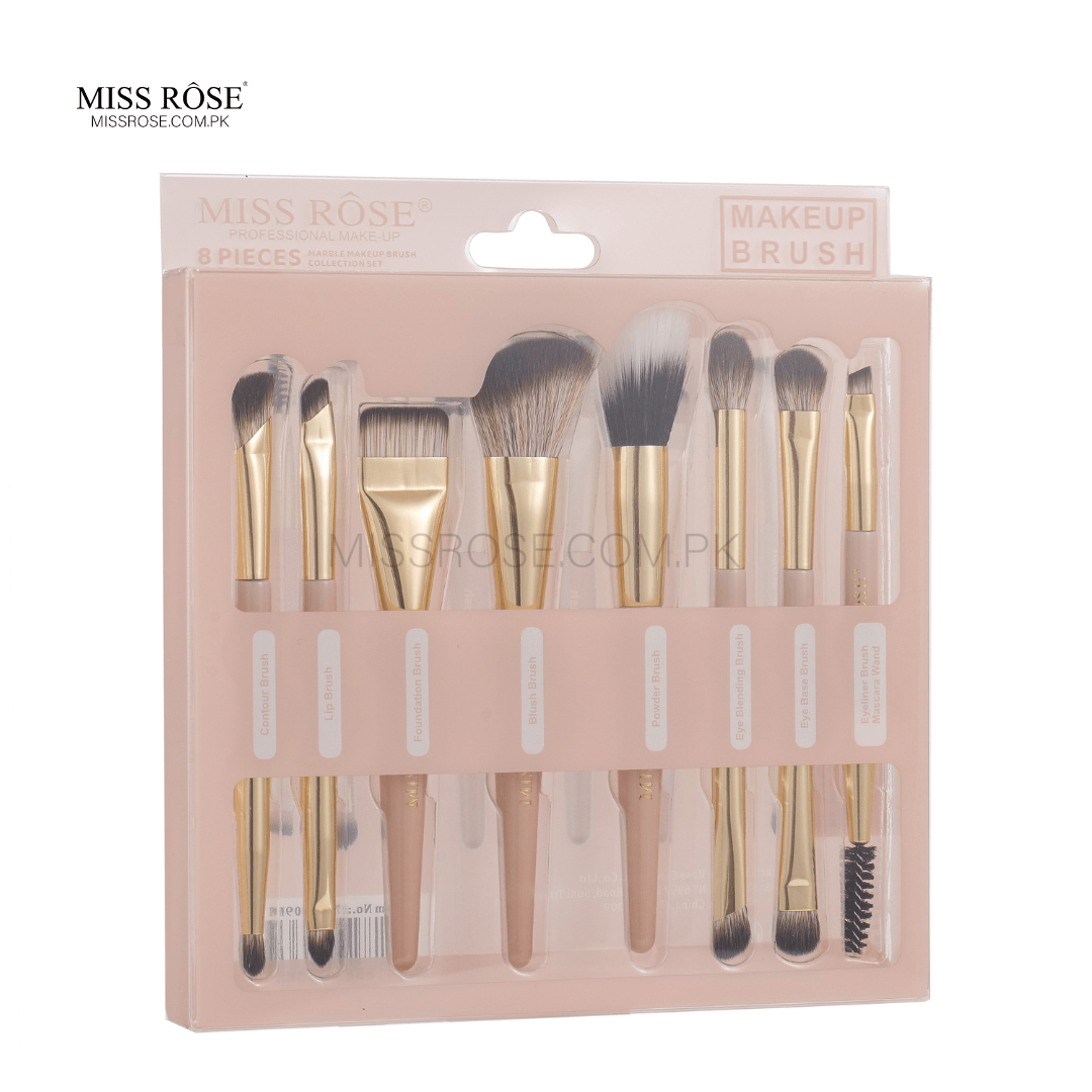 Miss Rose Professional 2-in-1 Dual-Ended Brush Set