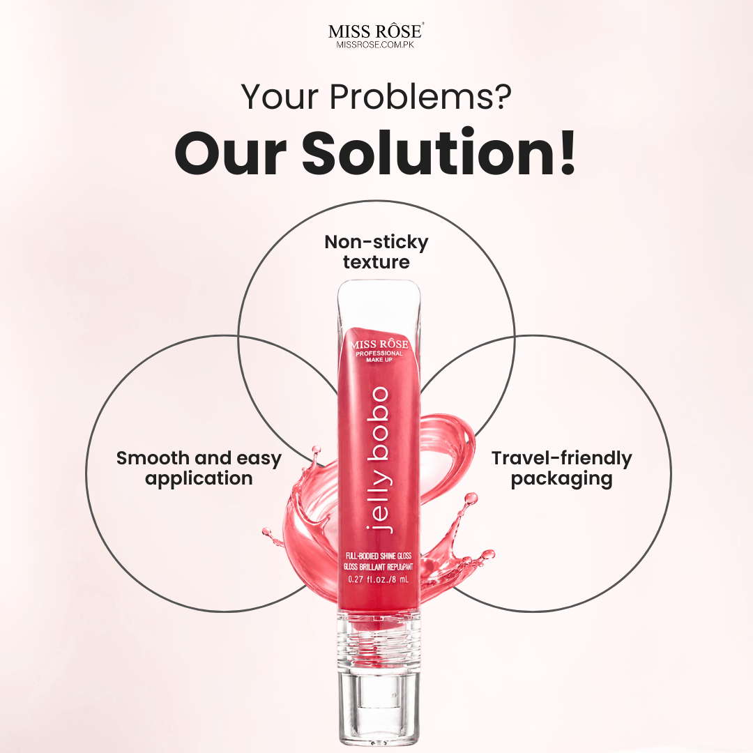 Miss Rose Jelly Bobo Lip Gloss