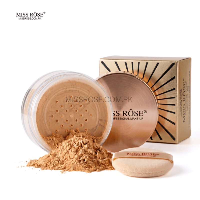 Miss Rose Luxury Rose Gold Matte Setting Powder