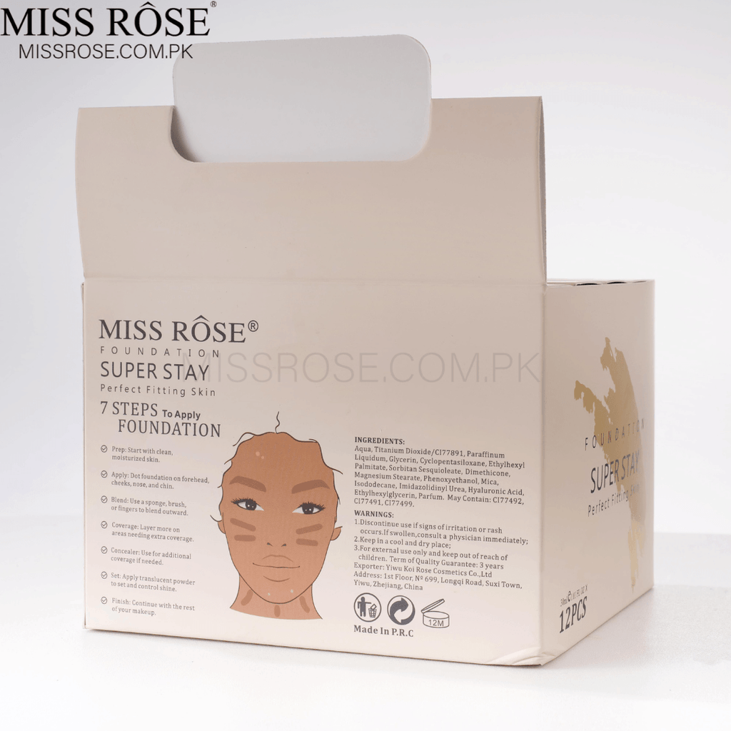 Miss Rose Super Stay Foundation – Perfect Fitting Skin