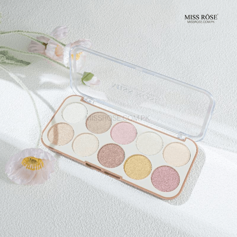 Miss Rose 10 Color Heaven's Hue Highlighter