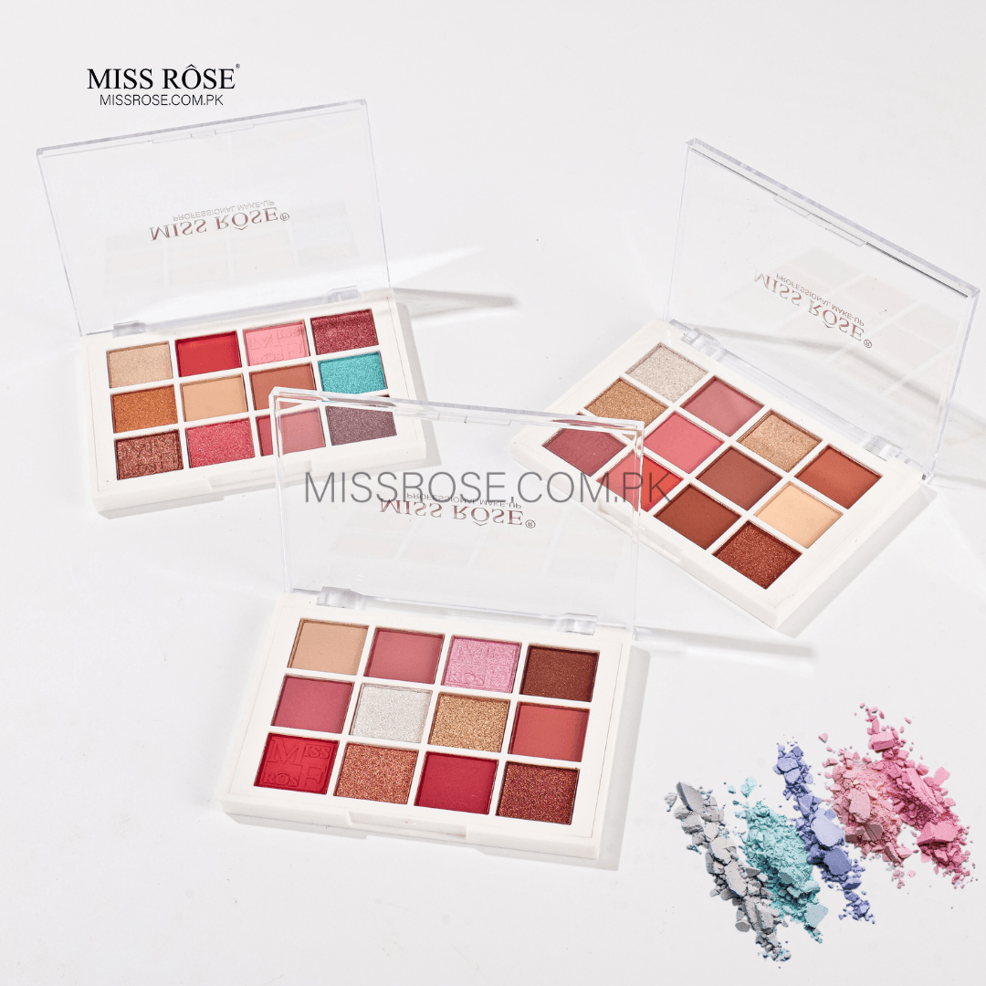 Miss Rose 12-Color Eyeshadow Palette