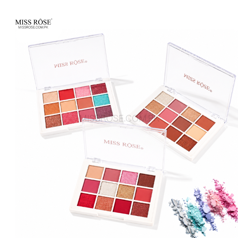 Miss Rose 12-Color Eyeshadow Palette