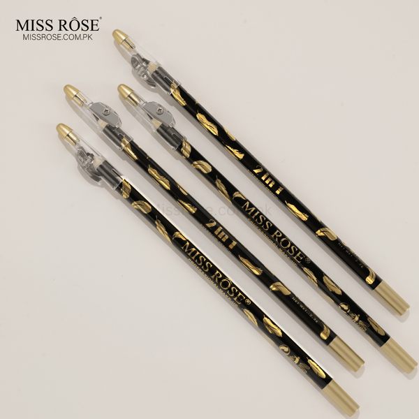 Miss Rose 2-in-1 Eyebrow Pencil – Black