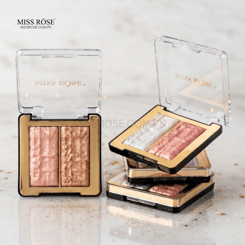 Miss Rose 2 in 1 Highlighter Palette