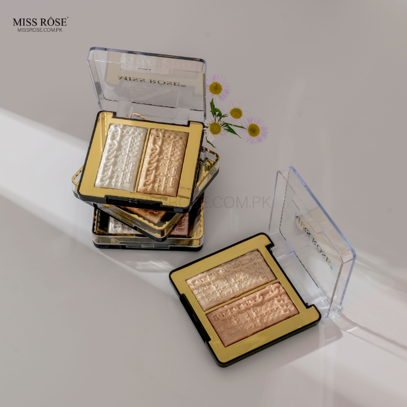 Miss Rose 2 in 1 Highlighter Palette
