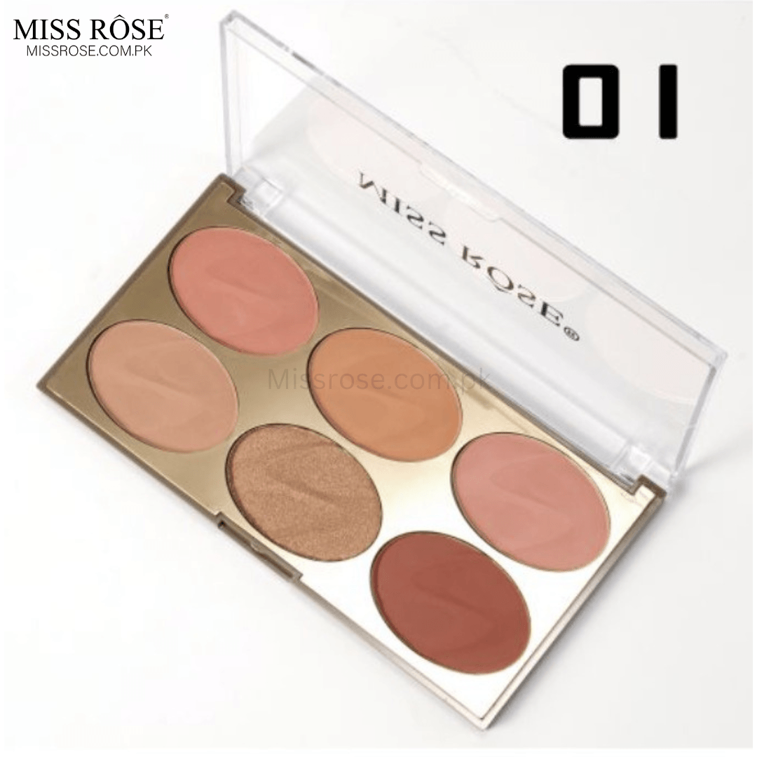 Miss Rose 6 Color Face Kit