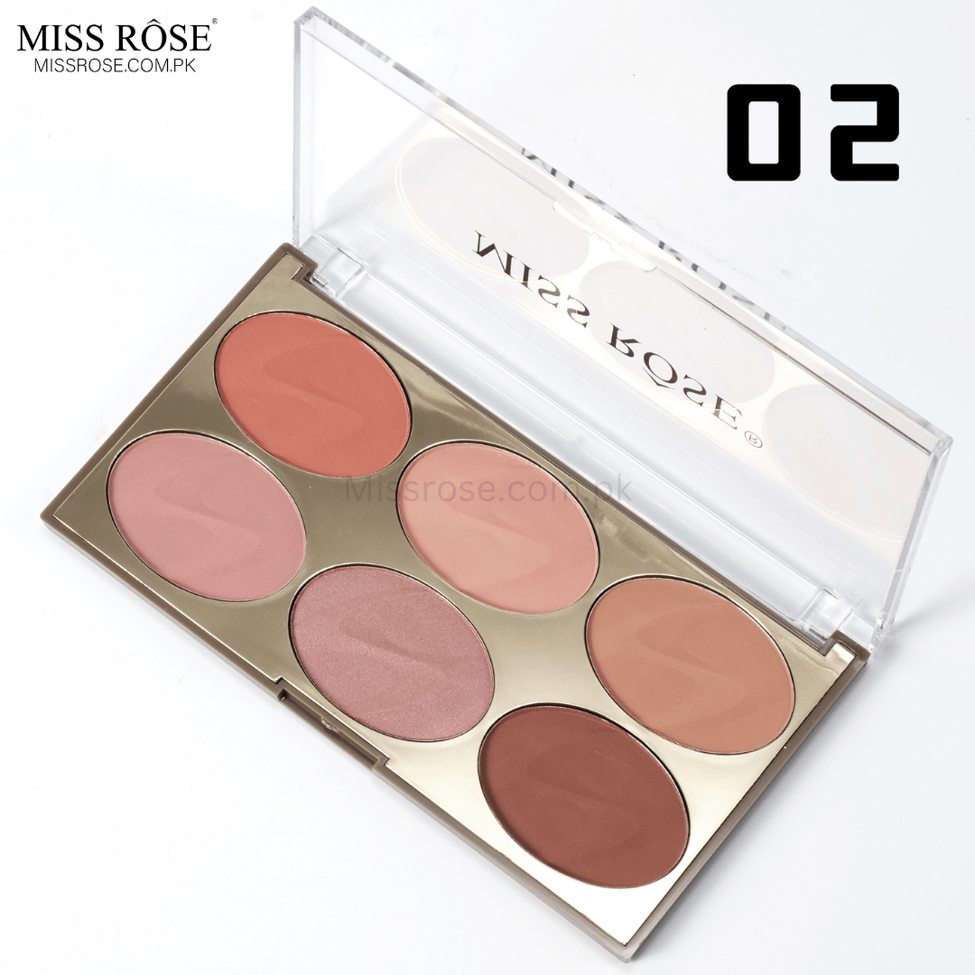 Miss Rose 6 Color Face Kit