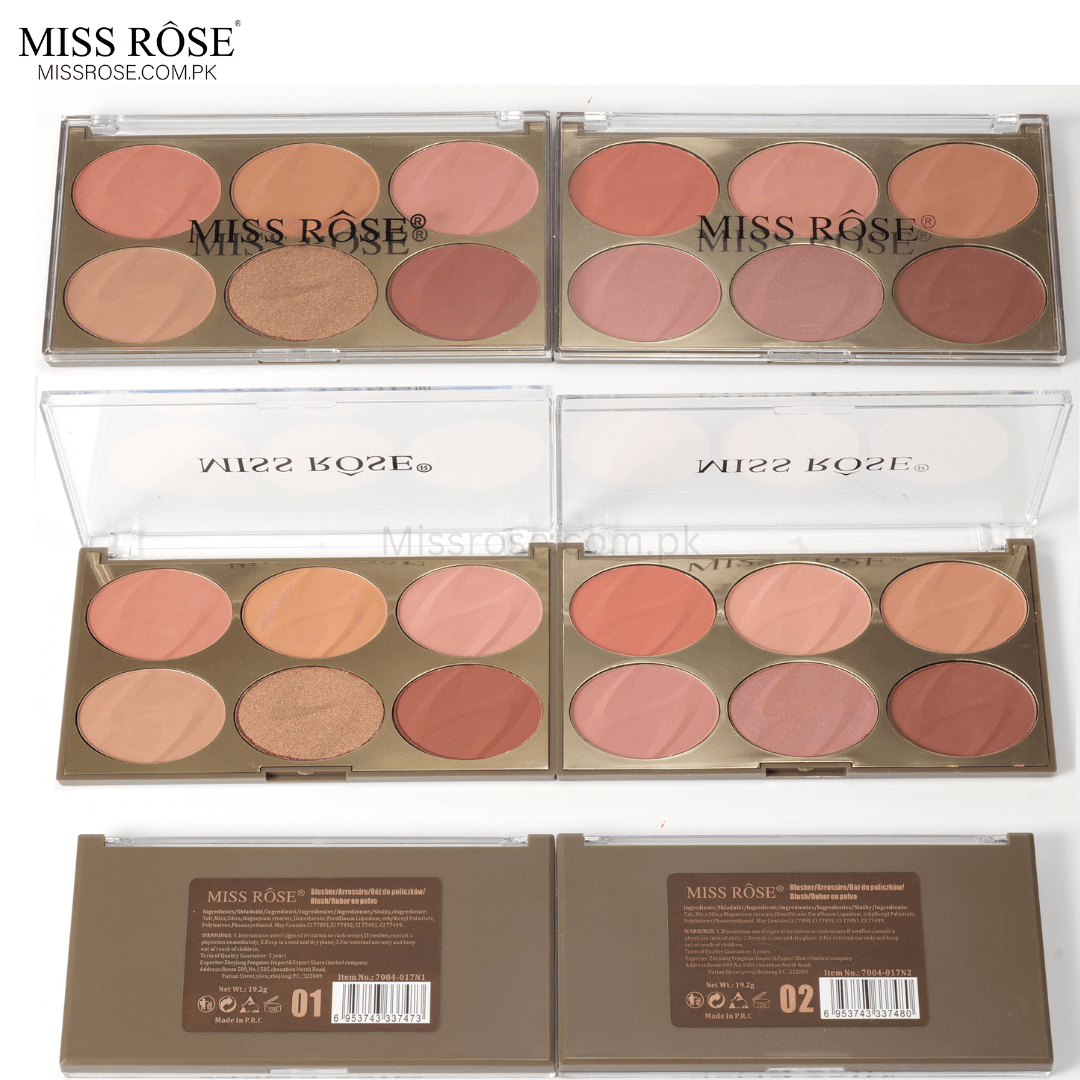 Miss Rose 6 Color Face Kit