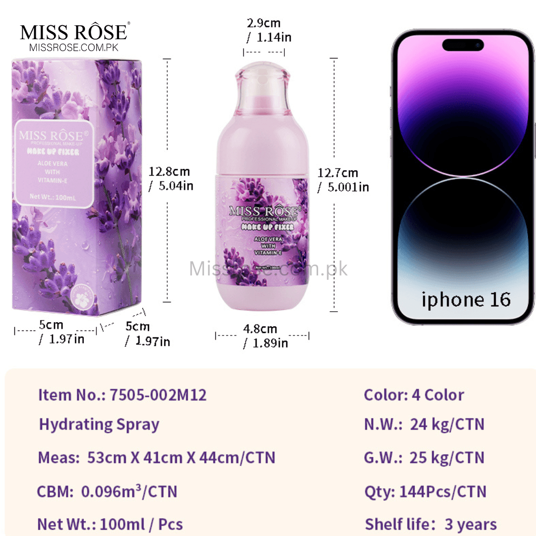 Miss Rose EverFresh Makeup Fixer