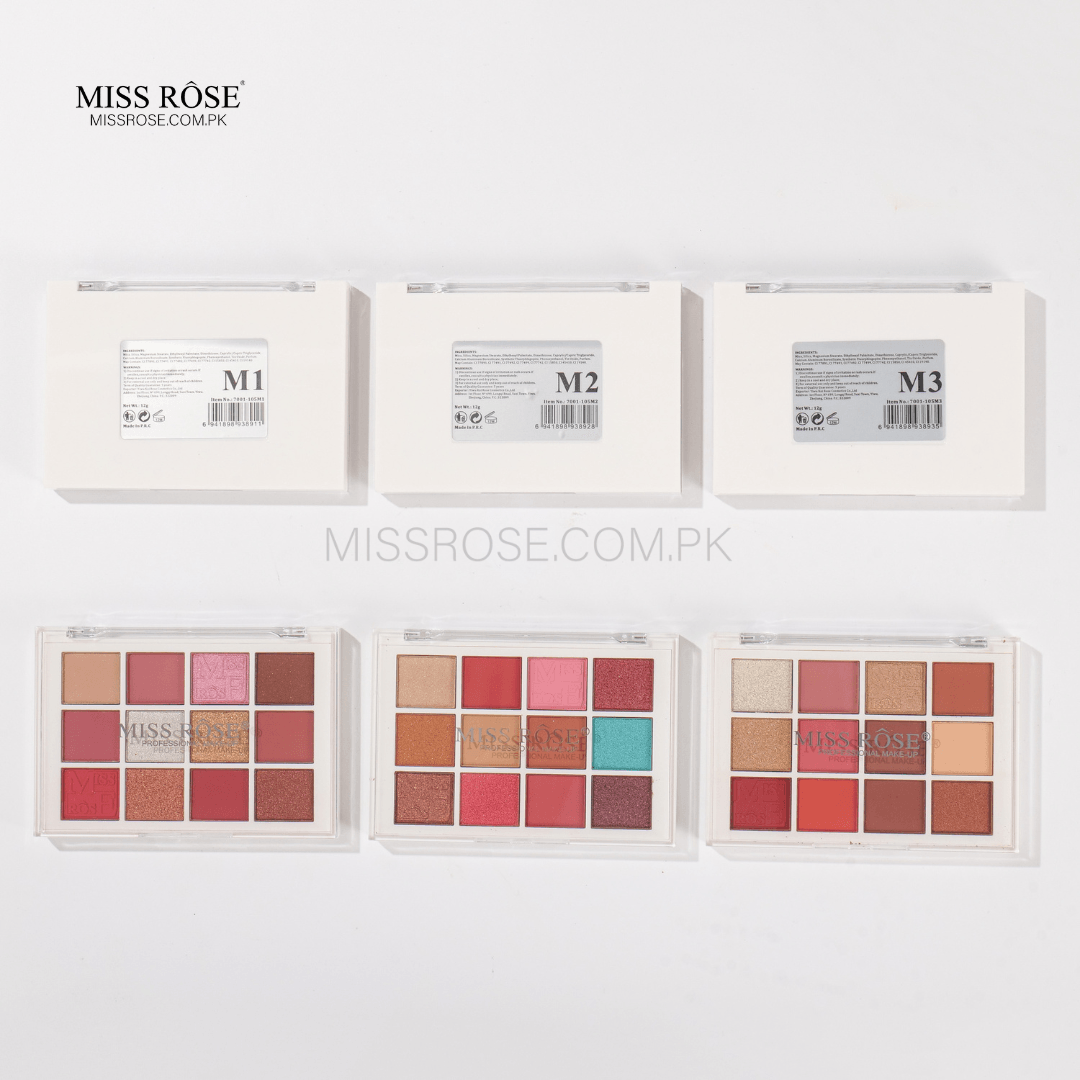 Miss Rose 12-Color Eyeshadow Palette