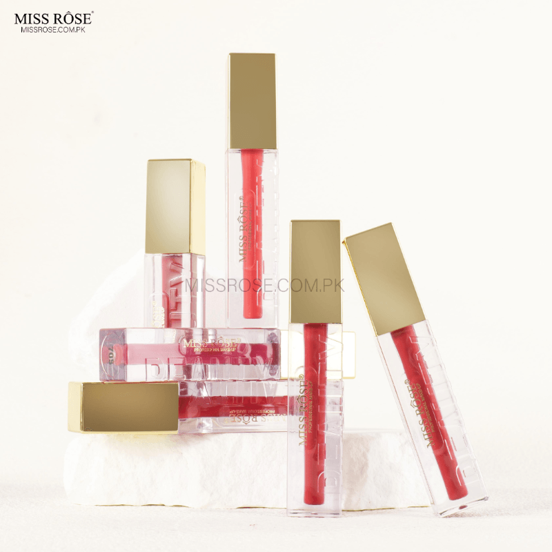 Miss Rose Golden Gleam Beauty Lip Gloss