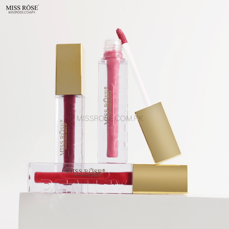 Miss Rose Golden Gleam Beauty Lip Gloss