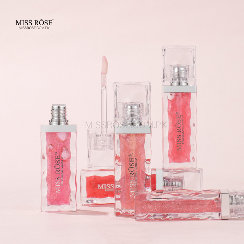 Miss Rose Iced Texture Glitter Lip Gloss