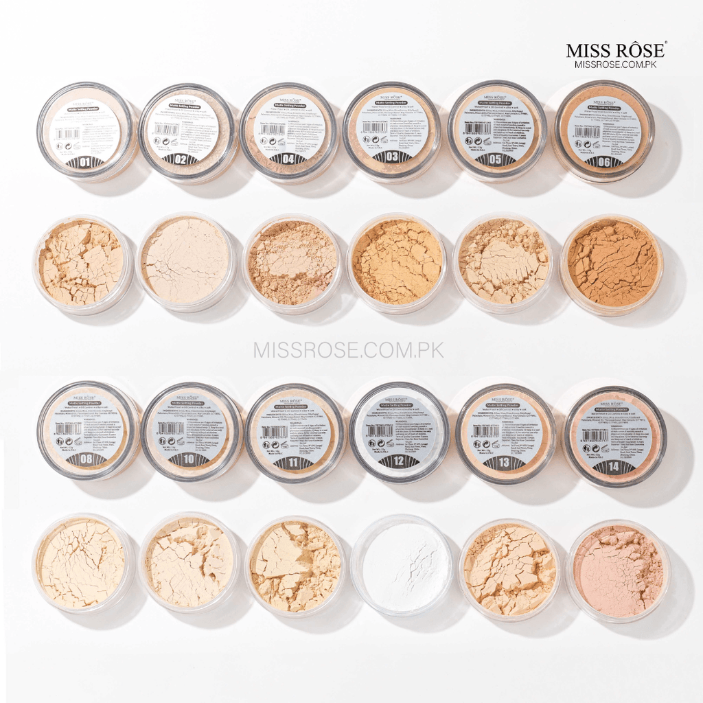 Miss Rose Luxury Rose Gold Matte Setting Powder