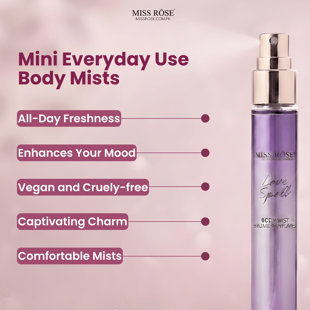 Miss Rose Mini Everyday Use Body Mists