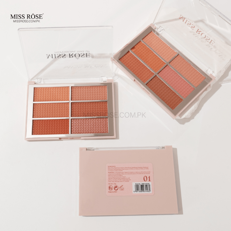 Miss Rose Rubik's Cube Matte Blusher – 6 Colors