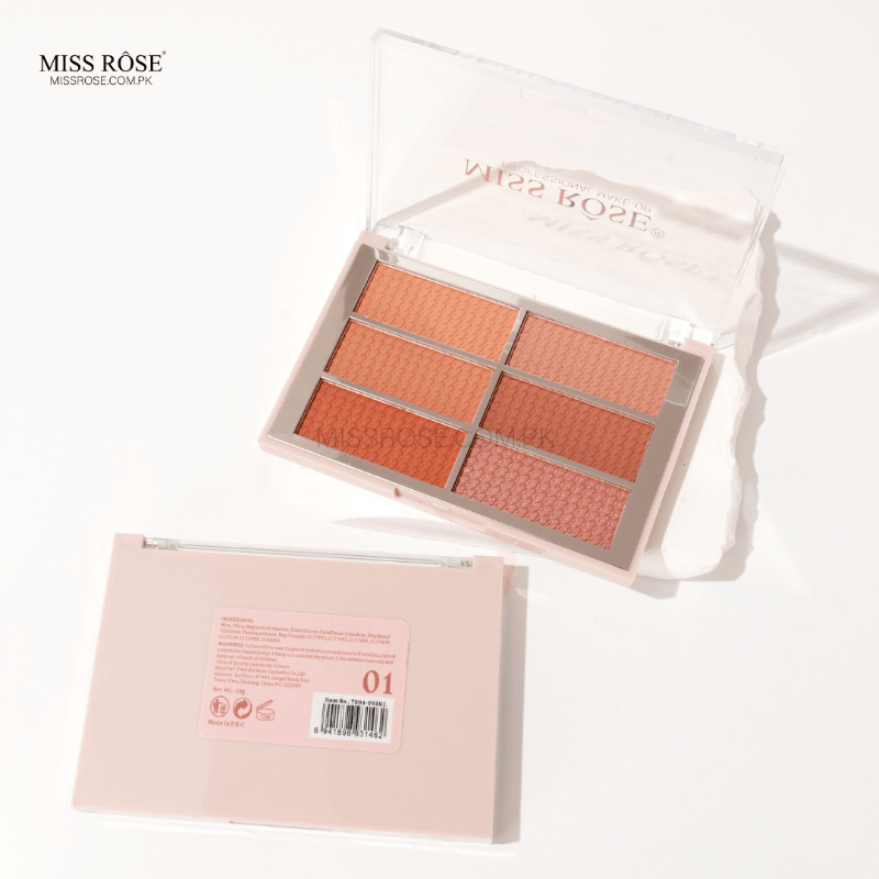 Miss Rose Rubik's Cube Matte Blusher – 6 Colors