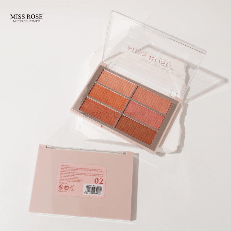 Miss Rose Rubik's Cube Matte Blusher – 6 Colors